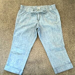 Old Navy Light Blue Capris